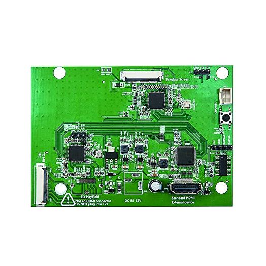 Legends Pinball Arcade Machine Video Input Backglass Switchboard, Connect Your Legends Pinball Machine Console To your PC for Dual Screen Display and Arcade Controls On A Separate Screen