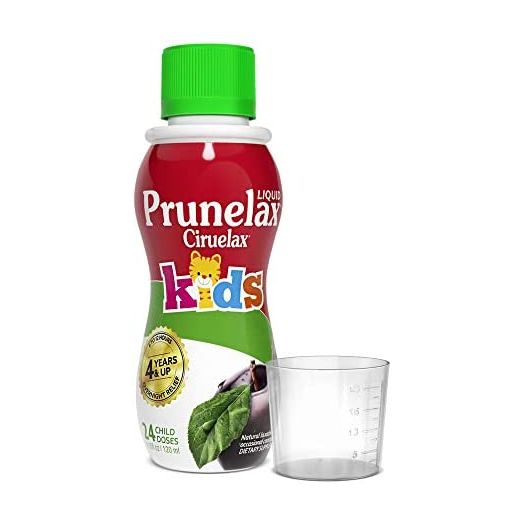 Prunelax Ciruelax Natural Laxative Regular Liquid for Kids, for Occasional Constipation, 4.05 Fl Oz