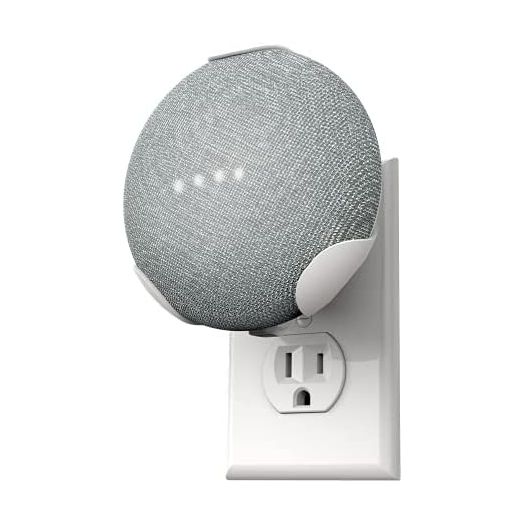 PowerClip Outlet Mount for Google Nest Mini (Chalk)