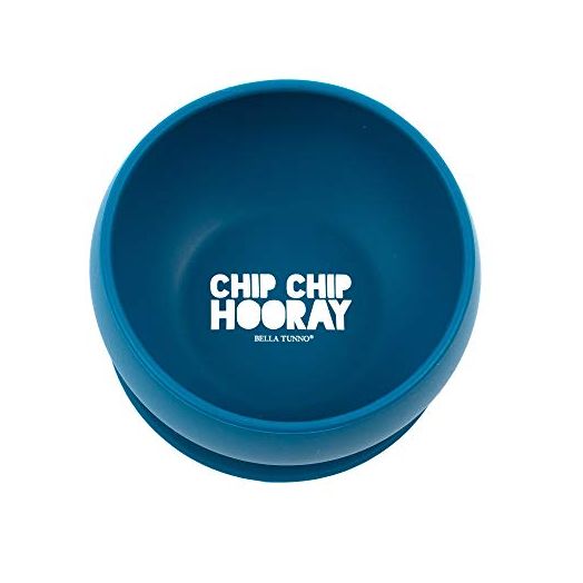Bella Tunno Wonder Bowl - Silicone Suction Bowl for Toddlers and Baby Bowls, Microwave and Dishwasher Safe Food-Grade BPA Free Silicone, Chip Hooray