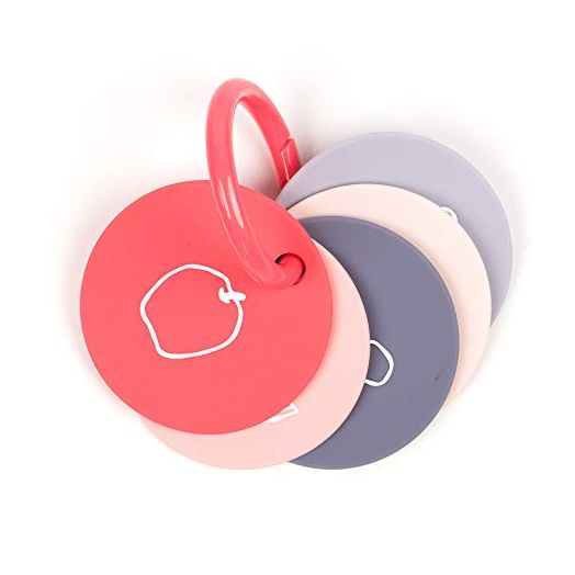 Bella Tunno Teething Flashcards - Soft & Easy Grip Baby Teether and Baby Teething Toys to Help Soothe Gums & Promote Learning Non-Toxic, BPA Free Silicone Teether, Fruit for Thought