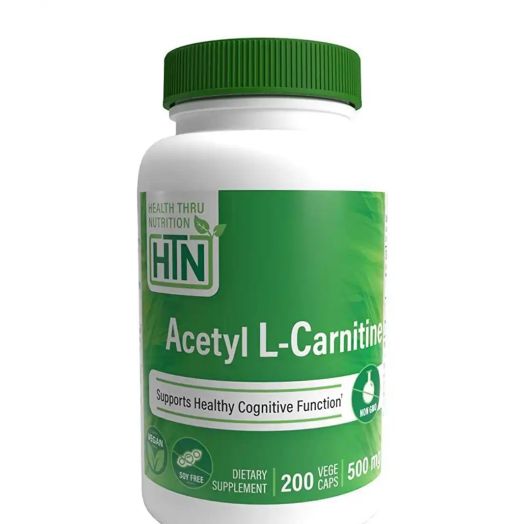 Health Thru Nutrition Acetyl L-Carnitine 500 mg - 200 VegeCaps