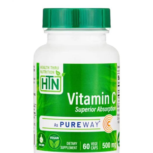 Health Thru Nutrition Vitamin C as PureWay-C 500 mg - 60 VegeCaps
