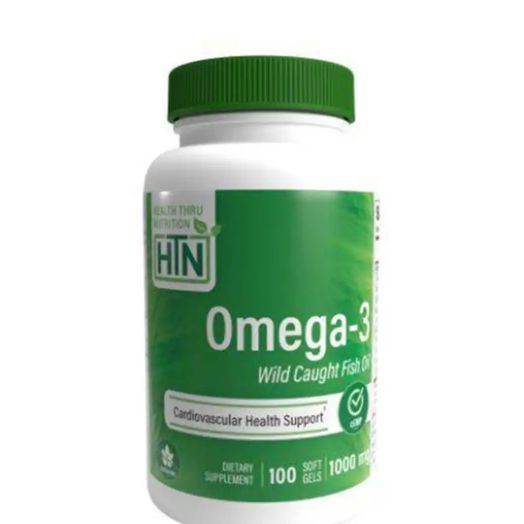 Health Thru Nutrition Omega-3 Premium Fish Oil 1000 mg (180 EPA / 120 DHA) - 100 Softgels