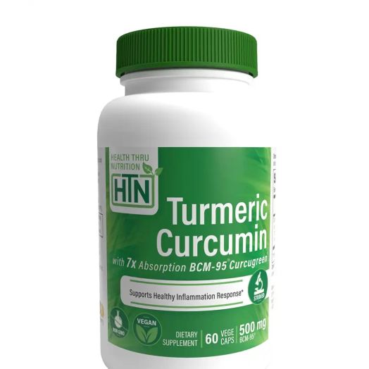 Health Thru Nutrition Turmeric Curcumin 500 mg - 60 Vegecaps