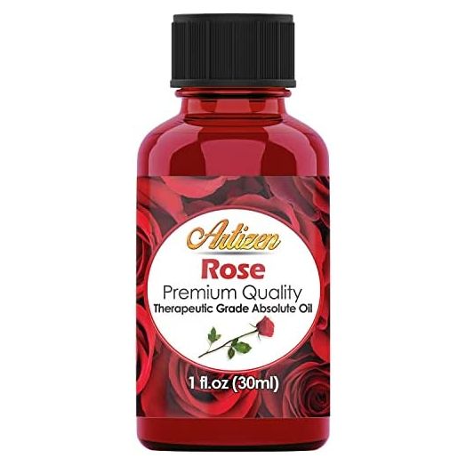Artizen Rose Essential Oil Therapeutic Grade - Huge 1oz Bottle - Perfect for Aromatherapy, Relaxation, Skin Therapy & More!