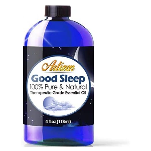 Artizen Good Sleep Blend Essential Oil (100% Pure & Natural - Undiluted) Therapeutic Grade - Huge 4oz Bottle - Perfect for Aromatherapy, Relaxation, Skin Therapy & More!