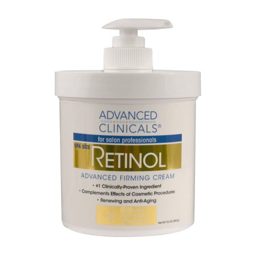 Advanced Clinicals Retinol Firming Cream, 16 Oz