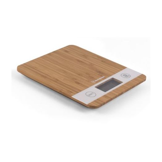 Westinghouse Digital Kitchen Scale, Bamboo