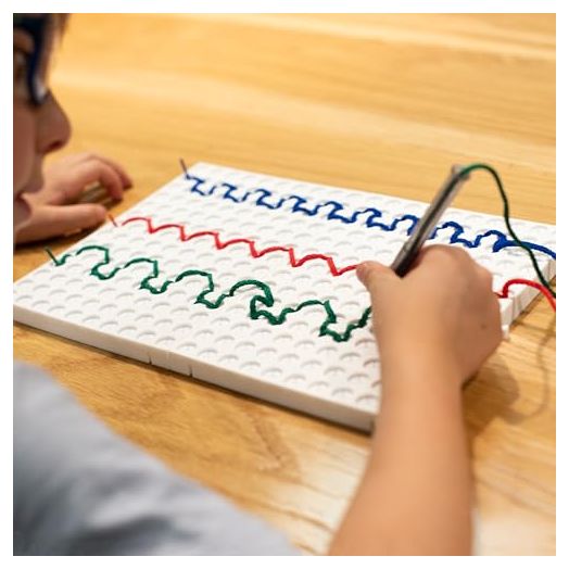 SPARK & WOW Calm Down Threading Boards - Set of 2 - Sensory Board for Calming Corner - Social Emotional Learning - Occupational Therapy Toys