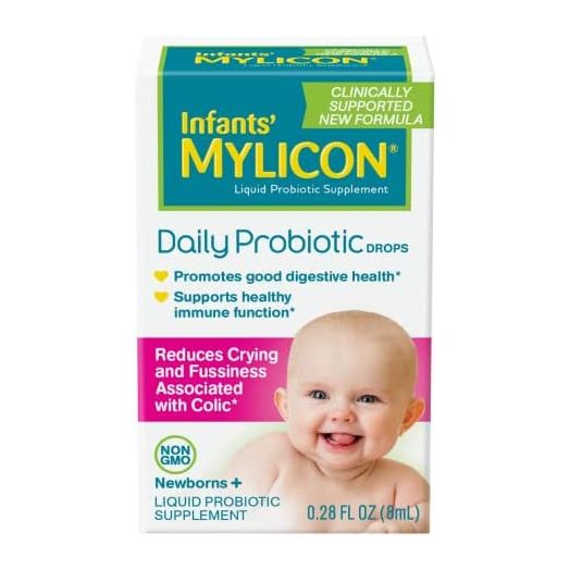 Infants' Mylicon Daily Probiotic Drops, for Colic and Fussiness, 8mL, 21 Daily Doses