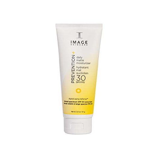 IMAGE Skincare PREVENTION+ Daily Matte Moisturizer SPF 30 - Broad-Spectrum UVA And UVB Protection With A Soft Matte Finish -3.2 Oz