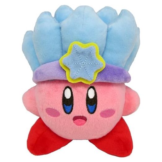 Little Buddy Kirby's Adventure All Star Collection Kirby Ice Stuffed Plush, 6", Multi-Colored (1627)