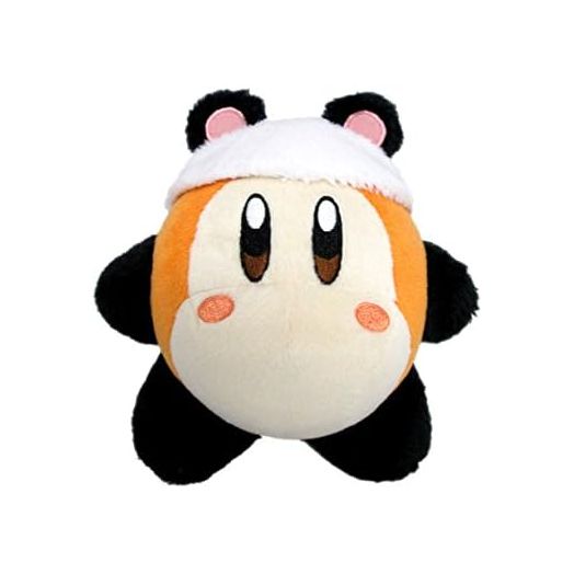 "Little Buddy Kirby's Adventure All Star Collection-Waddle Dee Panda Stuffed Plush Dolls, 5.5", multicolor