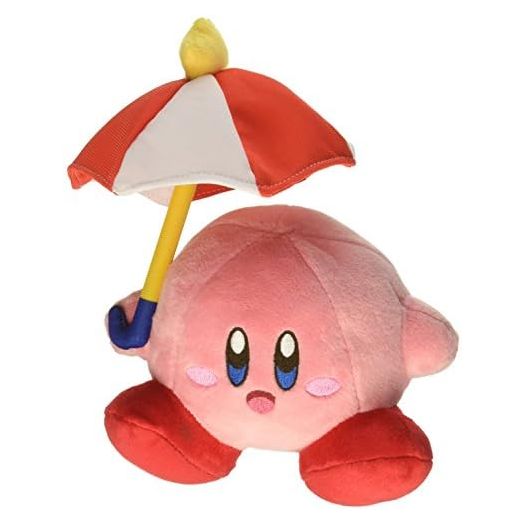 Little Buddy 1679 Kirby Adventure All Star - Umbrella/ Parasol Kirby 2 Plush, 7"