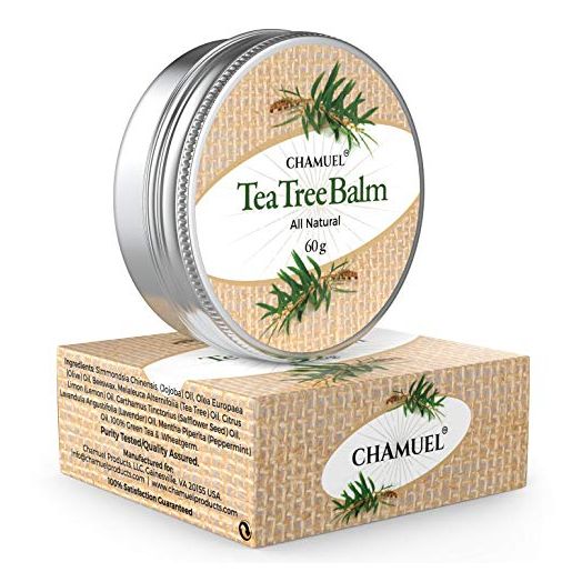 TEA TREE OIL BALM -100% All Natural | Great Cream for Soothing Skin Irritations like Eczema, Psoriasis, Rashes, Jock Itch, Folliculitis, Acne, Itches, Dry Chapped Skin, Heels, Cuticles, Hemorrhoids, Saddle Sores and more!