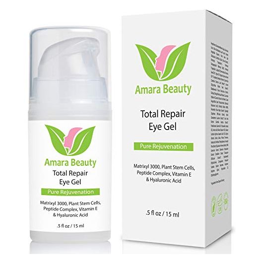 Eye Cream Gel for Dark Circles and Puffiness with Peptides & Hyaluronic Acid.5 fl. oz.