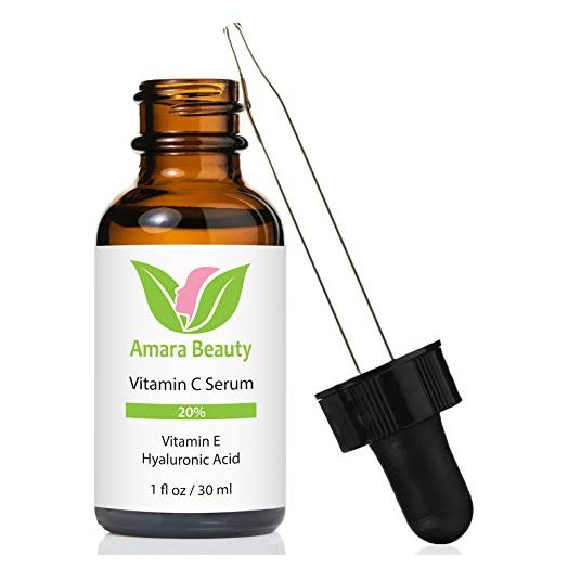 Vitamin C Serum for Face 20% with Hyaluronic Acid & Vitamin E, 1 fl. oz.