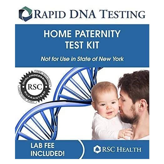 Rapid Paternity Test Kit Lab Fees Included DNA Results in 2 Business Days
