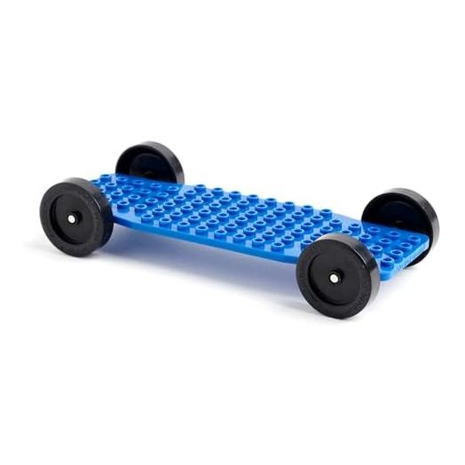 Pinewood Pro Brick Derby Car Chassis - Create Car with Lego Bricks to Race On Derby Tracks