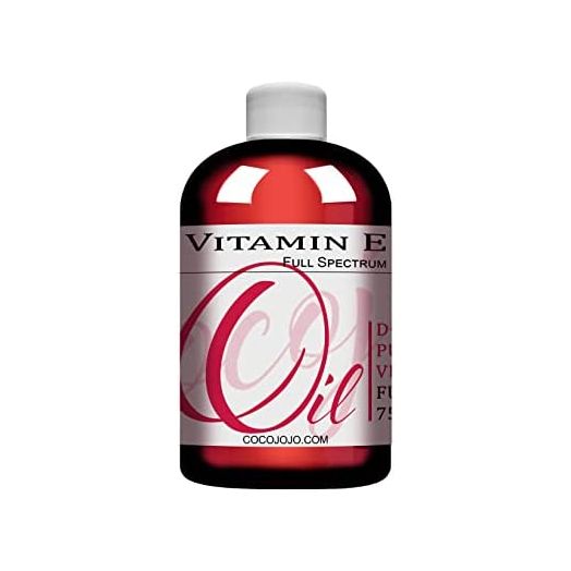 Vitamin E Oil - 100% Pure & Undiluted, Full Spectrum, D-Alpha Tocopherol, 75,000 IU - 8 oz - for Skin, Hair, Nails, Body Care Hydrating Rejuvenating Natural Antioxidant - Packaging May Vary