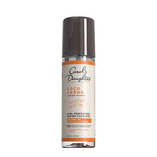 Carol’s Daughter Coco Creme Curl Perfecting Water Coco Mist, with Coconut Water, Silicone Free Curl Refresher Spray