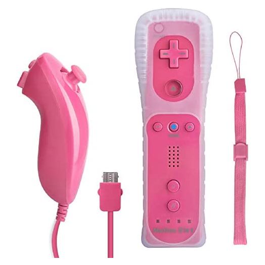TechKen Wireless Controller for Wii, Motion Plus Wii Controller Compatible for Wii, Wii U