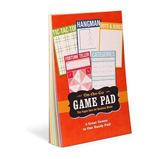 Knock Knock On-The-Go Game Pad 1, Travel Activity Pad for Kids, 6 x 9-inches