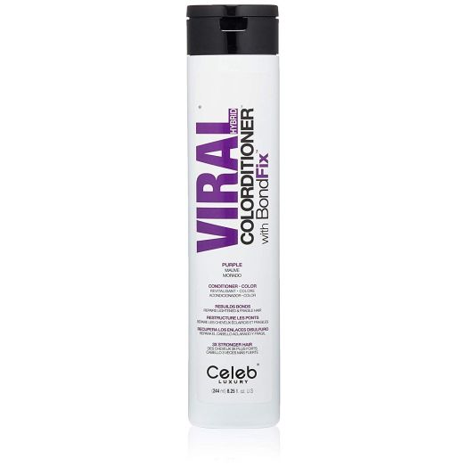 Celeb Luxury Viral Colorditioner Purple 8.25 oz , PACK OF 3