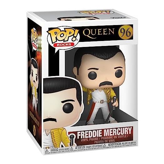 Funko 33732 Pop Rocks: QueenFreddy Mercury Wembley 1986, Multicolor