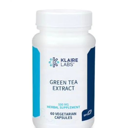 Klaire Labs Green Tea Extract 500 mg - 60 Vegetarian Capsules