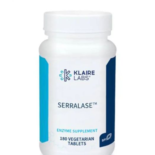Klaire Labs Serralase - 180 Vegetarian Tablets