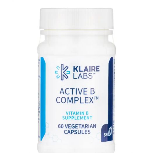Klaire Labs Active B Complex - 60 Vegetarian Capsules