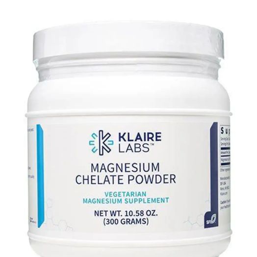 Klaire Labs Magnesium Chelate Powder - 10.58 oz (300 Grams)