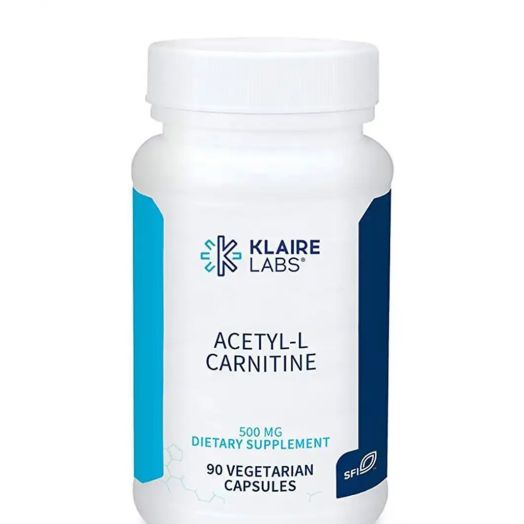 Klaire Labs Acetyl-L-Carnitine 500 mg - 90 Vegetarian Capsules