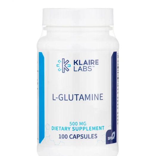 Klaire Labs L-Glutamine 500 mg - 100 Capsules