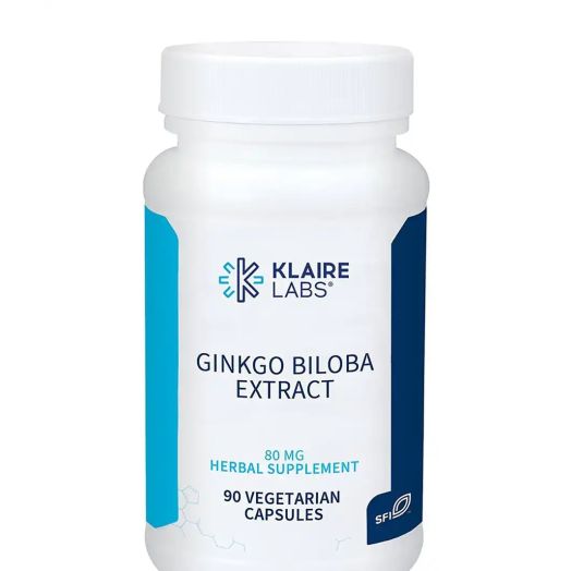 Klaire Labs Ginkgo Biloba Extract - 90 Vegetarian Capsules