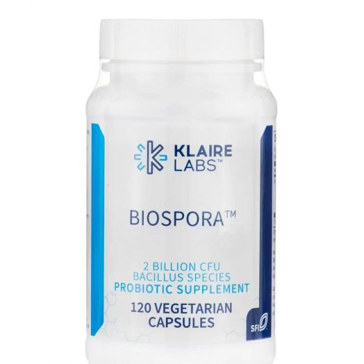 Klaire Labs BioSpora - 120 Vegetarian Capsules