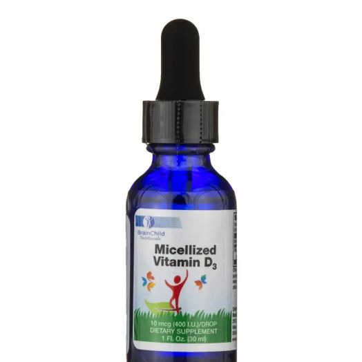 BrainChild Nutritionals Micellized Liquid Vitamin D3 - 1 fl. oz (30 ml)