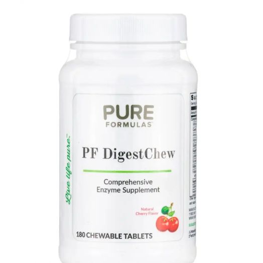 PureFormulas PF DigestChew, Natural Cherry Flavor - 180 Chewable Tablets