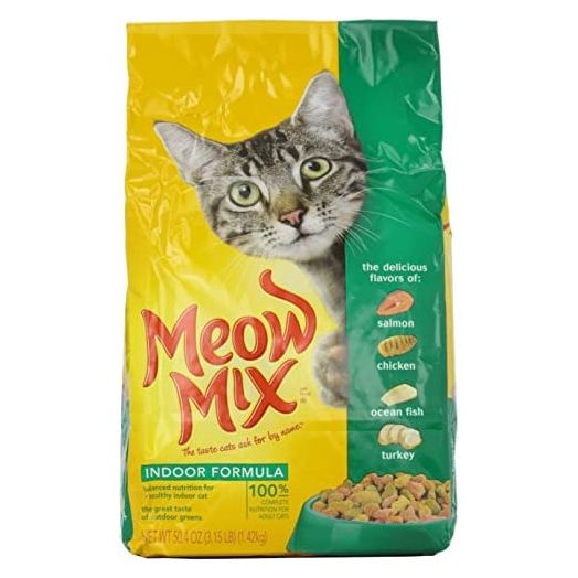 Meow Mix Cat Food, Indoor Formula, 3.15 lb