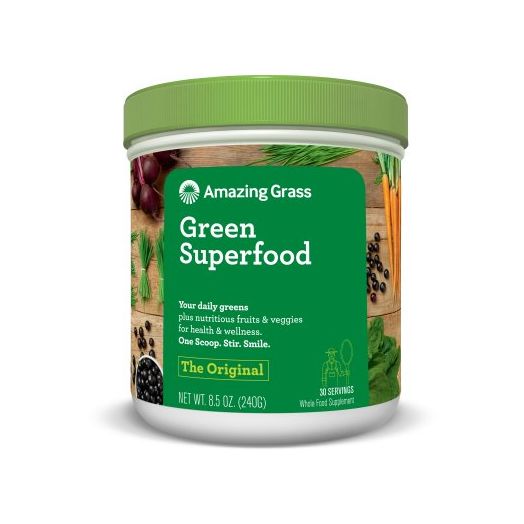 Amazing Grass Green Superfood Powder, Original, 8.5 Oz