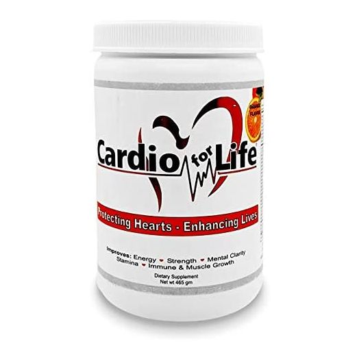 Health Guardian Cardio for Life L-Arginine Powder, Orange, 16oz Nitric Oxide Supplement