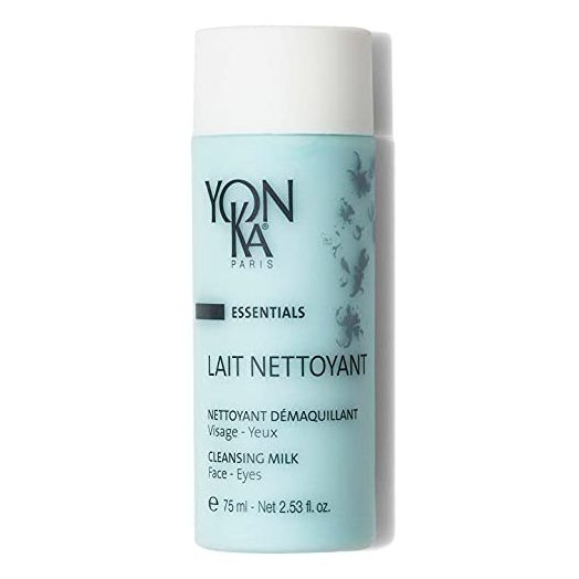 Yon-Ka Lait Nettoyant Facial Cleanser, Gentle Milk Cleanser & Makeup Remover, Daily Plant Based Wash, Moisturize and Balance Skins pH, All Skin Types, Paraben-Free (2.5 oz)