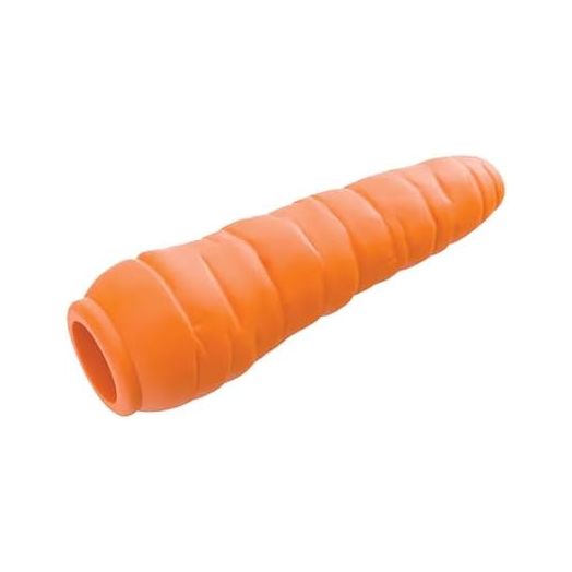 Outward Hound Foodies Carrot Treat-Dispensing Dog Chew Toy, Orange
