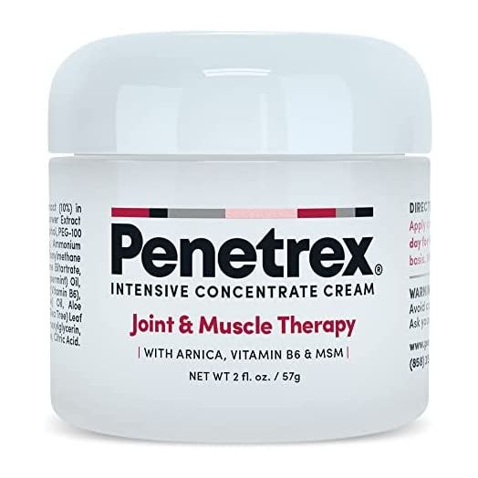Penetrex Joint & Muscle Therapy – 2oz Cream – Intensive Concentrate for Joint and Muscle Recovery, Premium Formula with Arnica, Vitamin B6 and MSM Provides Relief for Back, Neck, Hands, Feet