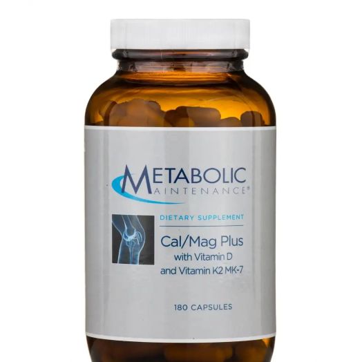 Metabolic Maintenance Cal/Mag Plus with Vitamin D & K-2 MenaQ7 - 180 Capsules