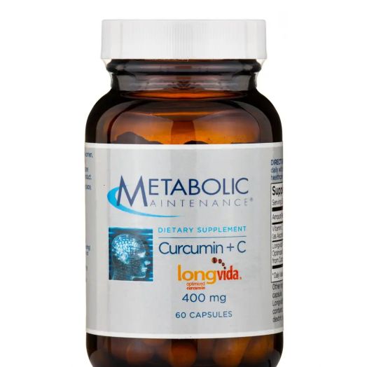 Metabolic Maintenance Curcumin + C 400 mg - 60 Capsules