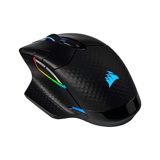 Corsair Dark Core RGB Pro SE, Wireless FPS/MOBA Gaming Mouse with Slipstream Technology, Black, Backlit RGB LED, 18000 DPI, Optical, Qi Wireless Charging Certified