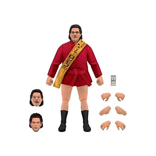Super7 Wrestling Andre The Giant IWA World Series Ultimates Action Figure,Red,SUP81091,Standard